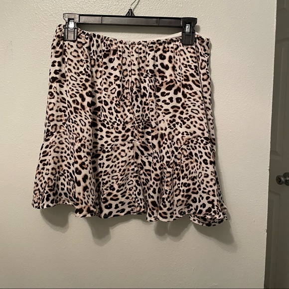 Trixxi Leopard Skater Skirt M - Picture 3 of 4